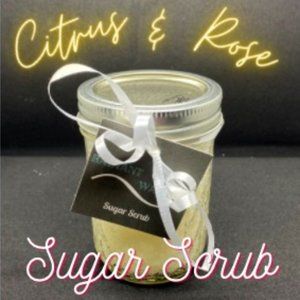 Citrus Rose versatile sugar scrub 8oz